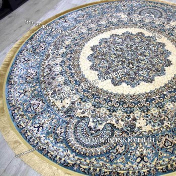 Восточный Ковер Для Гостиной Медальон Дизайн 28747 круг