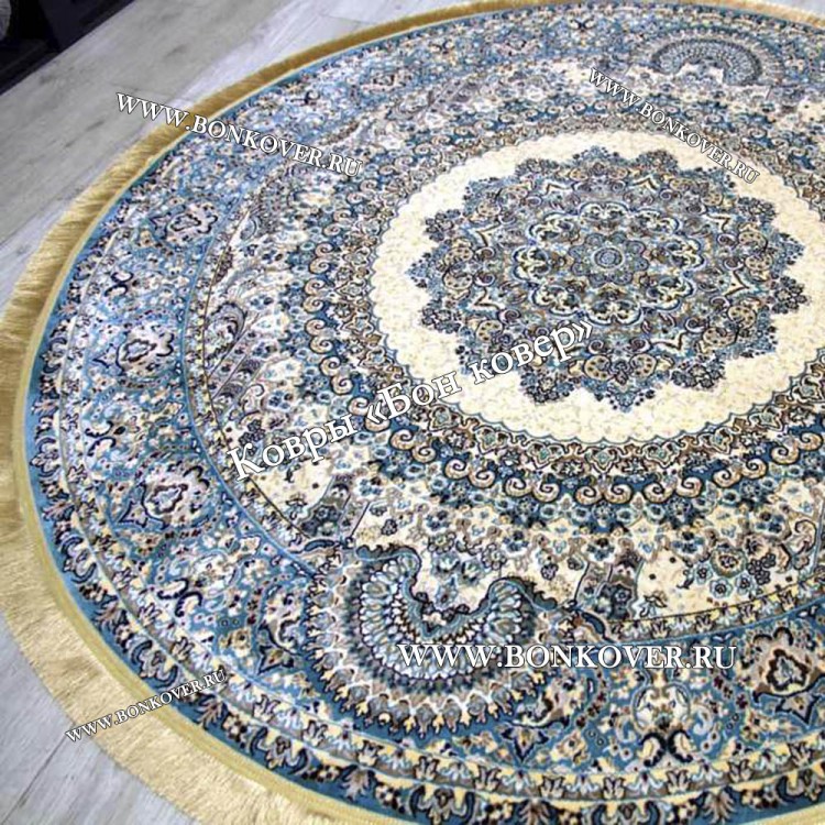 Восточный Ковер Для Гостиной Медальон Дизайн 28747 круг