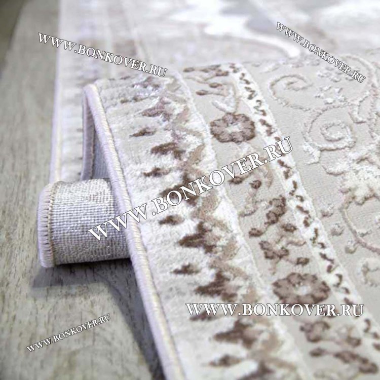 Ковер Турция Для Гостиной Дизайн 93 Серый с Бежевым