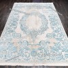 Турецкий Ковер для гостиной Белый с Голубым Арт 29862