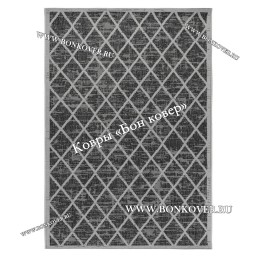 Безворсовый ковер дизайн 144 черный