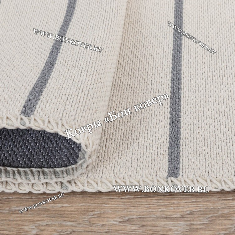 Хлопковый Безворсовый Коврик В Полоску Дизайн 29906