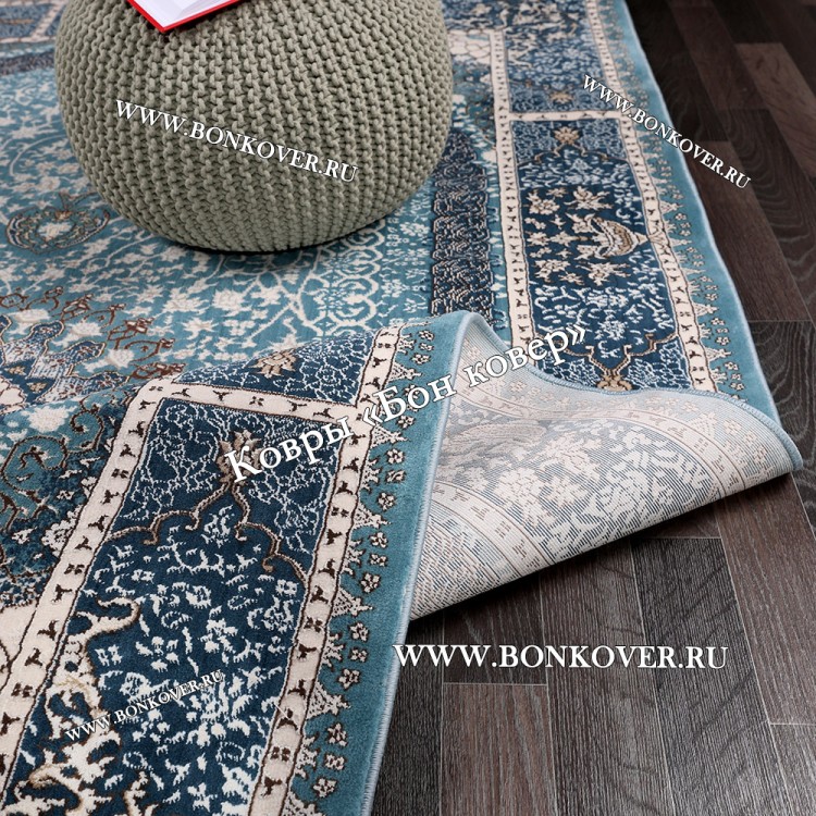 Турецкий Ковер Для гостиной New дизайн 75 Синий