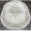 Турецкий Овальный Ковер Для Гостиной Арт 131 Серый