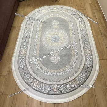 Персидский Ковер Для Гостиной Дизайн 29692 New NN Овал