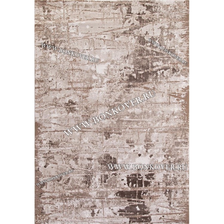 Турецкий Ковер Для Гостиной Дизайн 03 Бежево-коричневый Прямоугольный