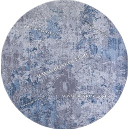 Турецкий Ковер Для Гостиной Дизайн 20 Синий Круг