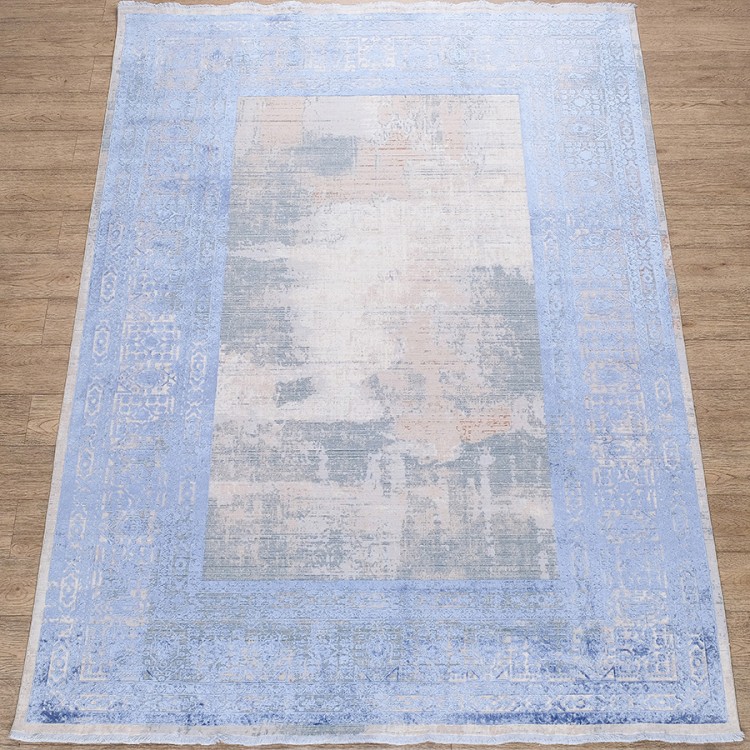 Ковер Art deco 3035A CREAM2 / BLUE2
