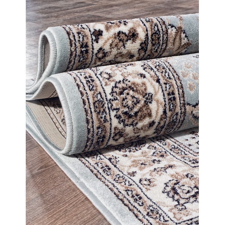 Ковер Valencia deluxe d251 L.BLUE-BROWN