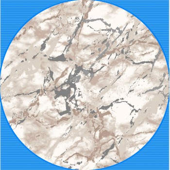 Ковер Armina 03819A GREY / BROWN Круг