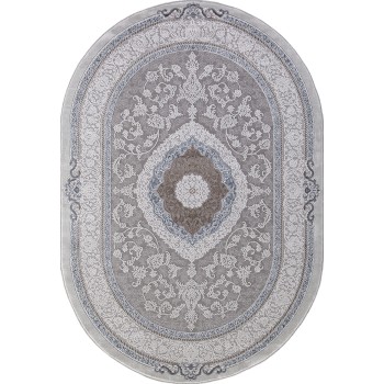 Ковер Armina 03874A BLUE / BLUE Овал
