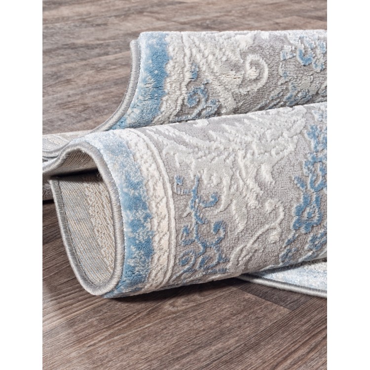 Ковер Armina 03880A BLUE / BLUE Овал