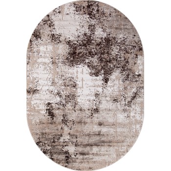 Ковер Armina 04047B DARK BROWN Овал