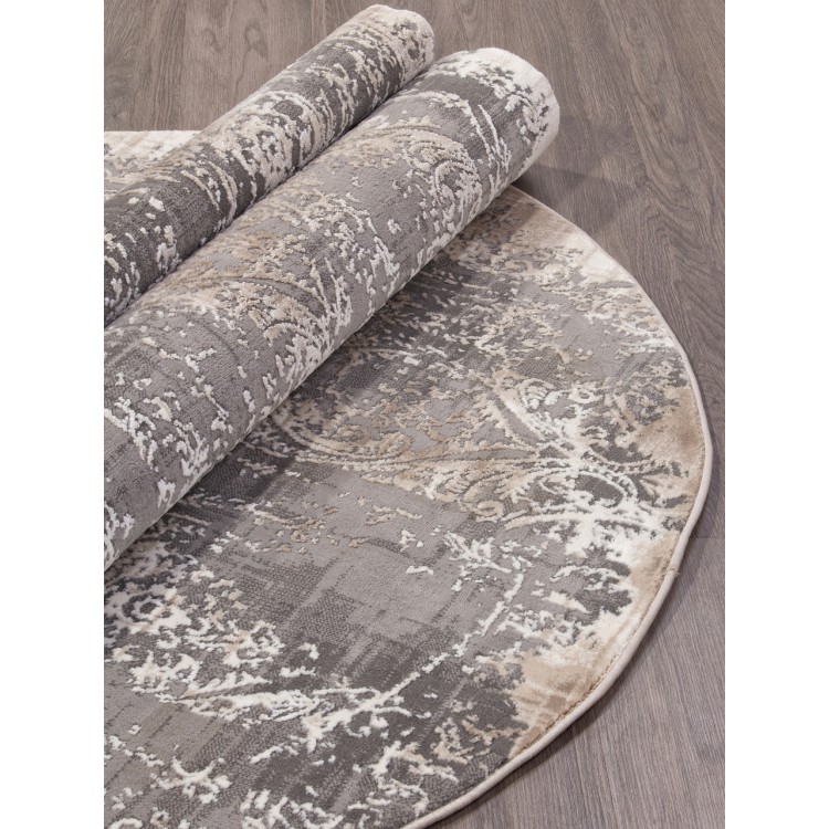 Ковер Armina 04078C GREY / BROWN Овал